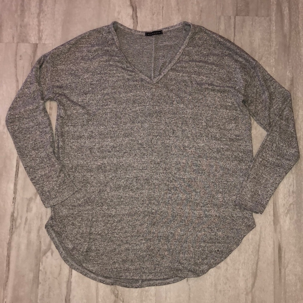Staccato VNeck gray sweater.
